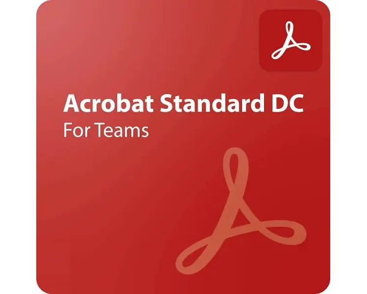 Adobe Acrobat Standard para Equipas